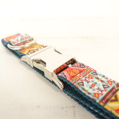New Metal Buckle Dog Collar - Ethnic Style Pet Accessory